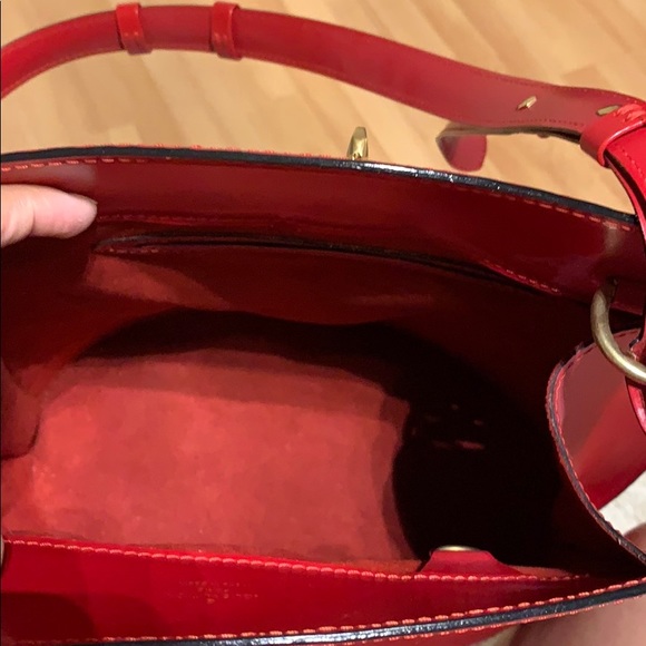 LV red shoulder bag (authentic) - Picture 10 of 14